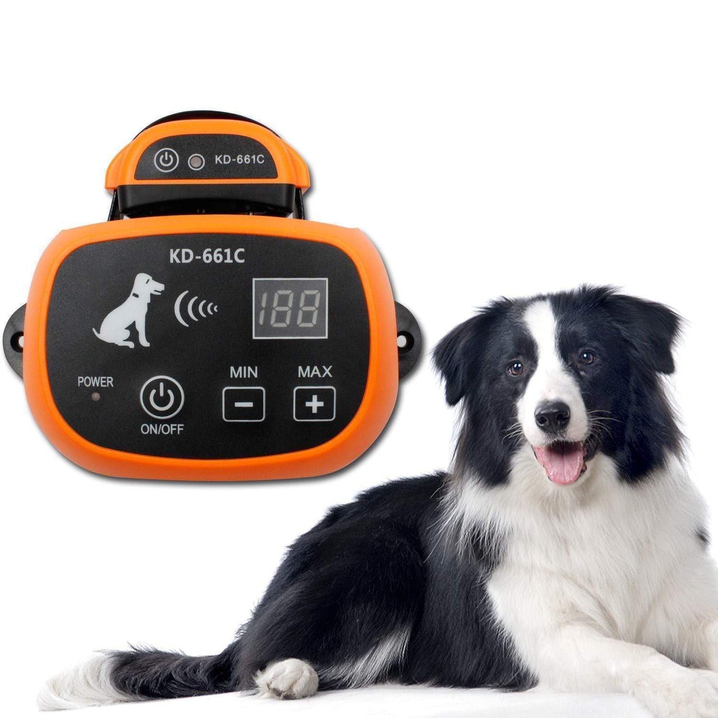Wireless Electric Dog Fence - Invisible Dog Fence With Shock Collar, IP66 Waterproof/Rechargeable Collar